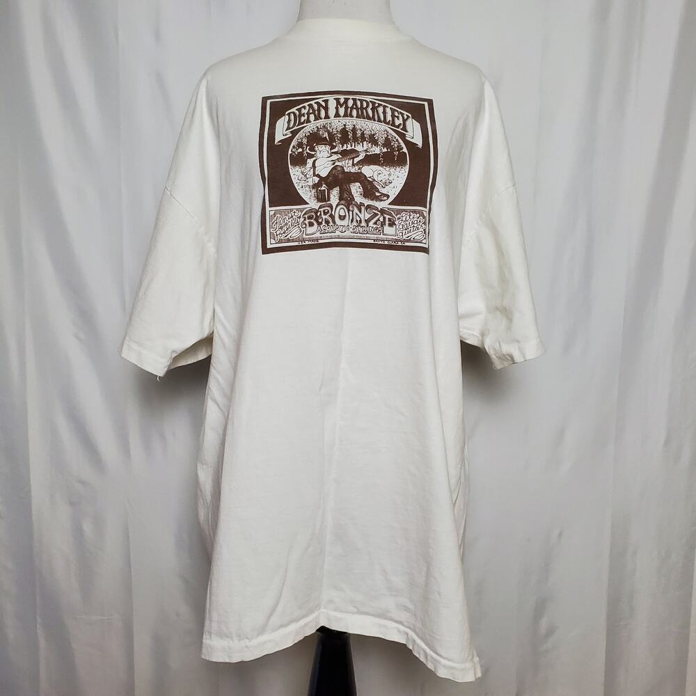 Vintage Single Stitch Dean Markley Tee SZ XXL - Picture 1 of 4